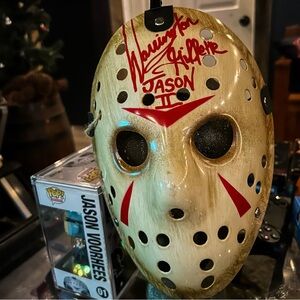 Signed Jason Voorhees Hockey Mask